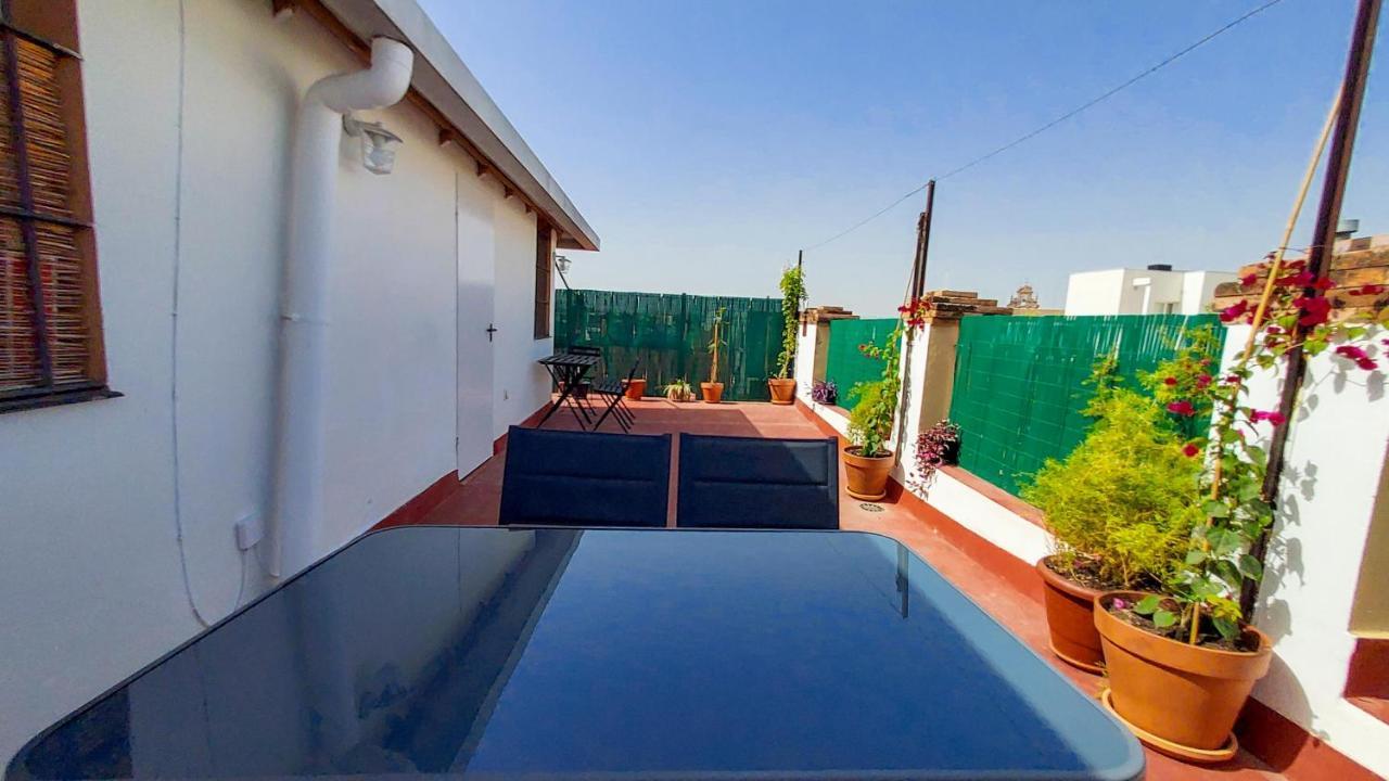 Ático en Calatrava - VISTAS Y GRAN TERRAZA PRIVADA Sevilha Exterior foto